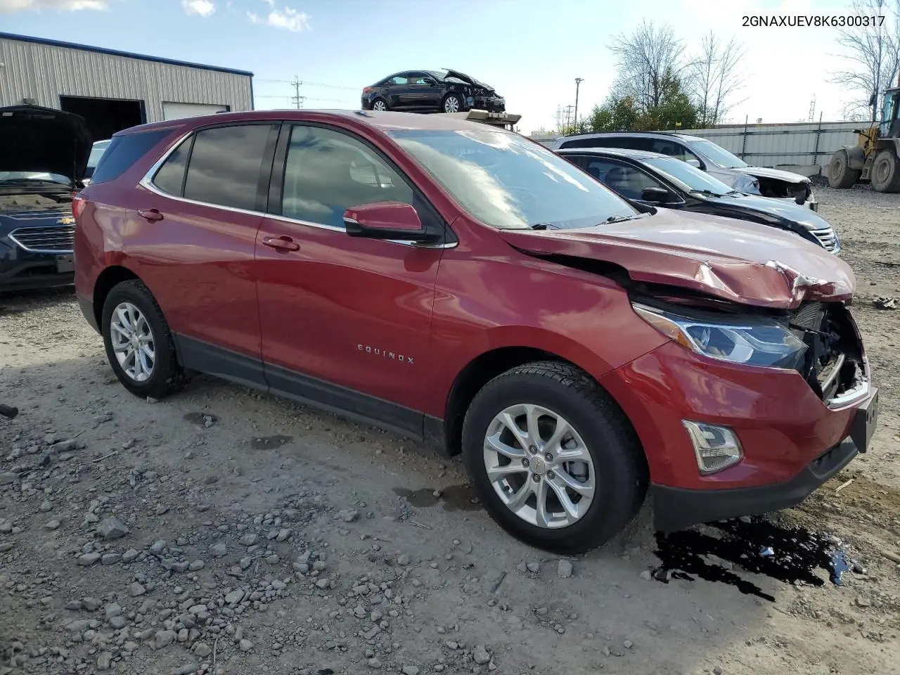 2GNAXUEV8K6300317 2019 Chevrolet Equinox Lt