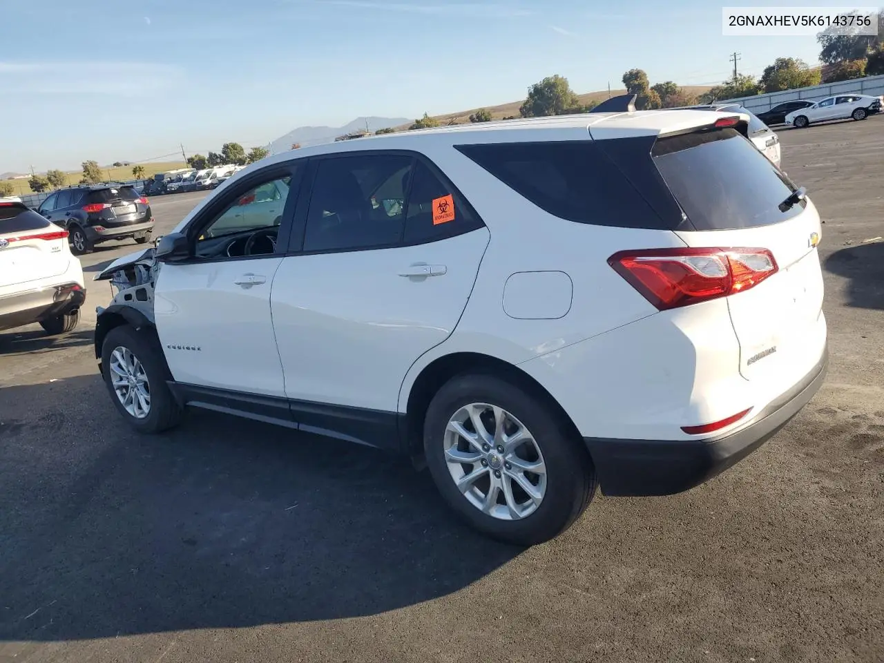 2GNAXHEV5K6143756 2019 Chevrolet Equinox Ls