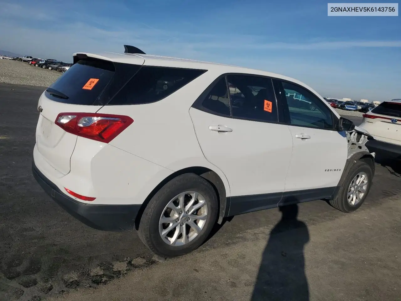 2GNAXHEV5K6143756 2019 Chevrolet Equinox Ls