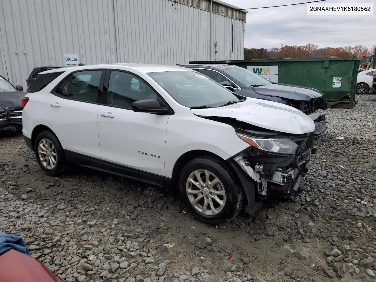 2GNAXHEV1K6180562 2019 Chevrolet Equinox Ls