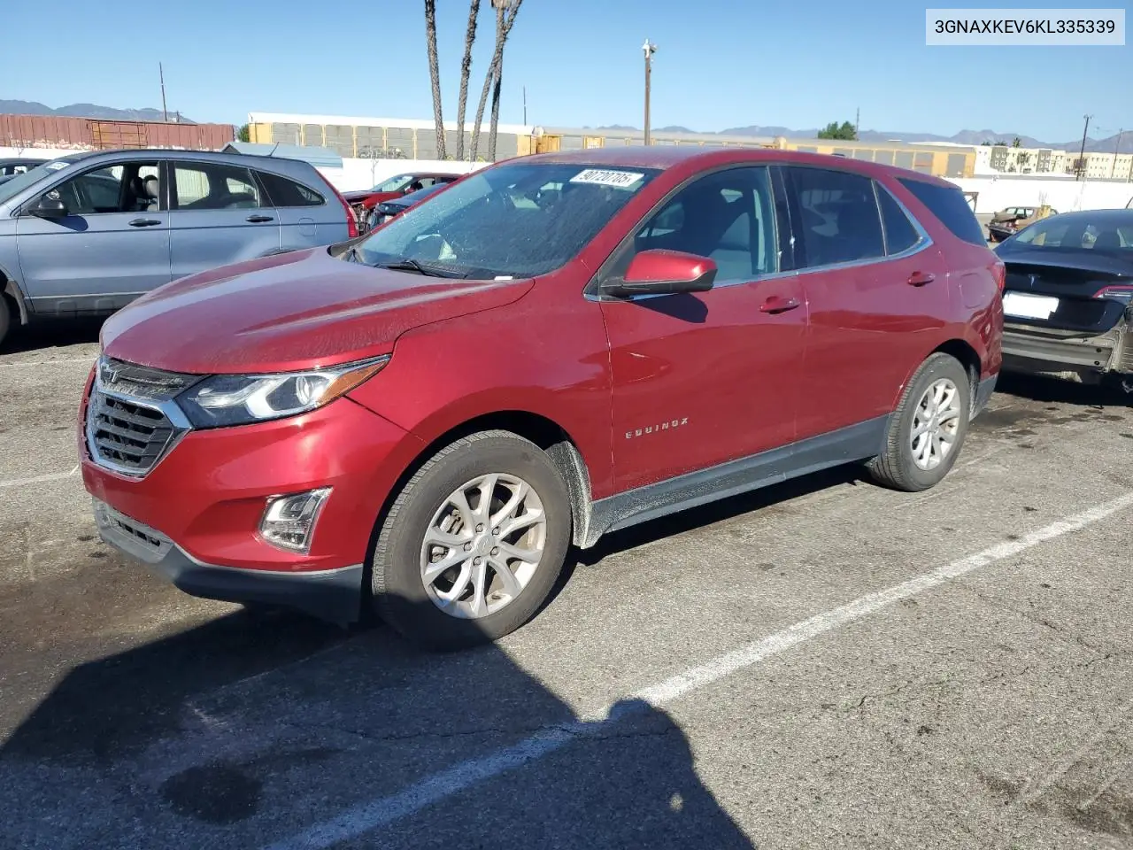3GNAXKEV6KL335339 2019 Chevrolet Equinox Lt