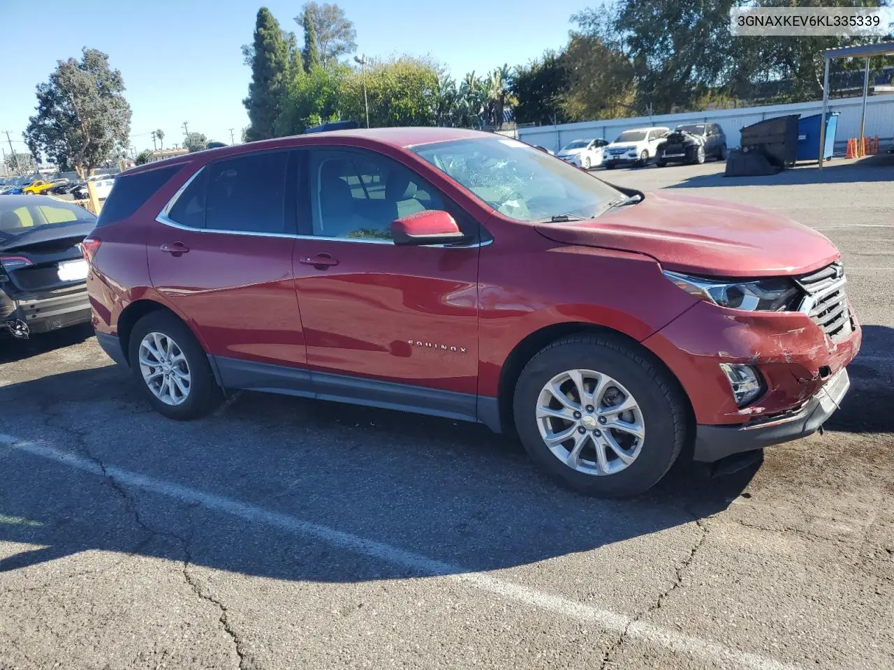 3GNAXKEV6KL335339 2019 Chevrolet Equinox Lt