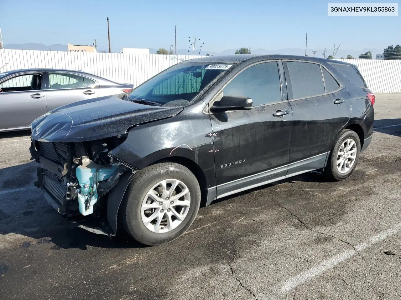 3GNAXHEV9KL355863 2019 Chevrolet Equinox Ls