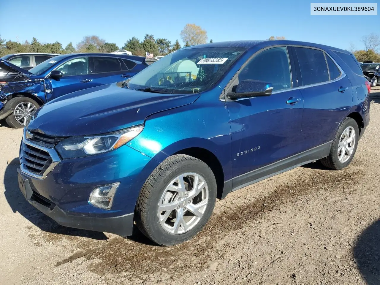 3GNAXUEV0KL389604 2019 Chevrolet Equinox Lt