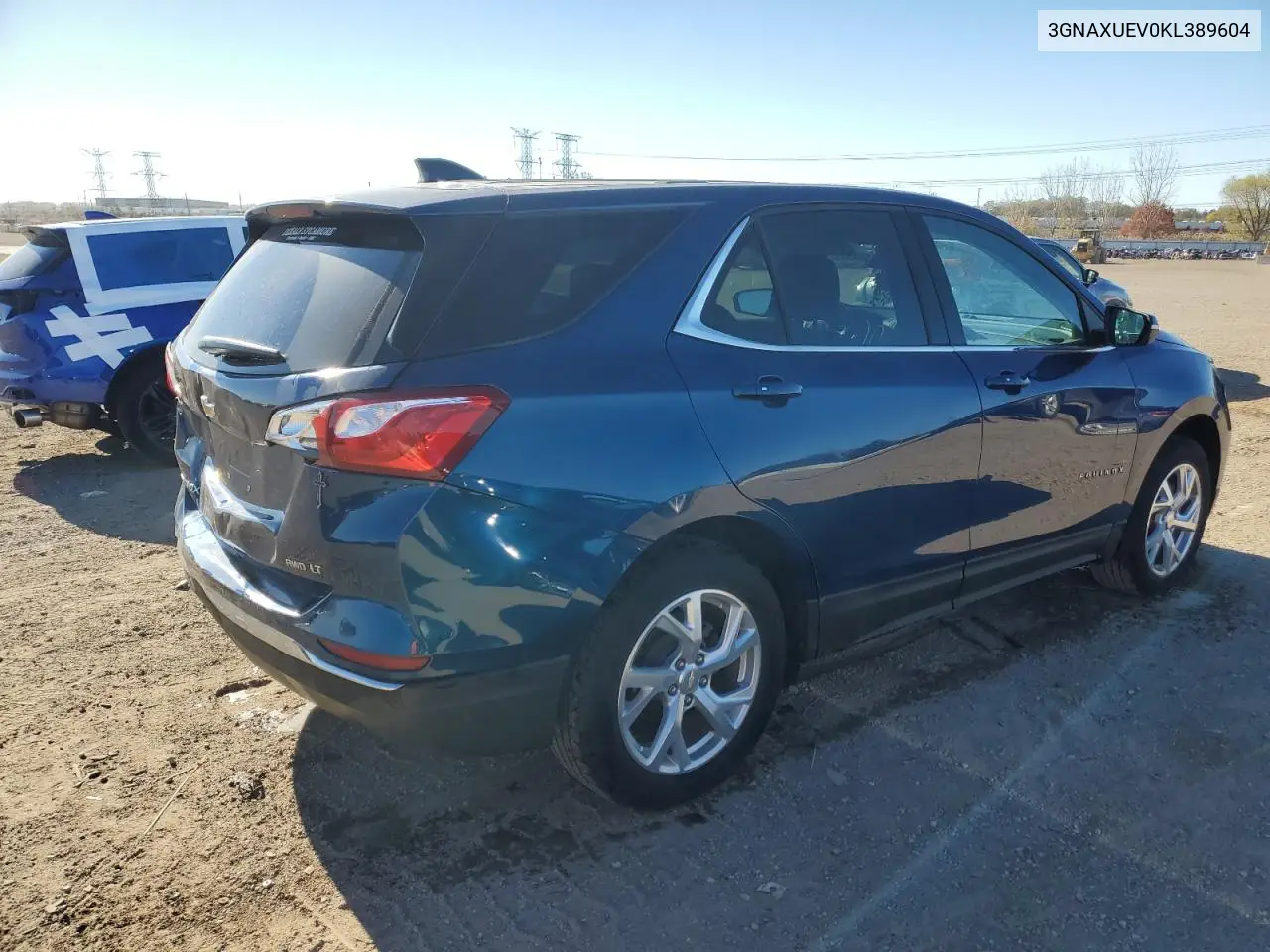3GNAXUEV0KL389604 2019 Chevrolet Equinox Lt