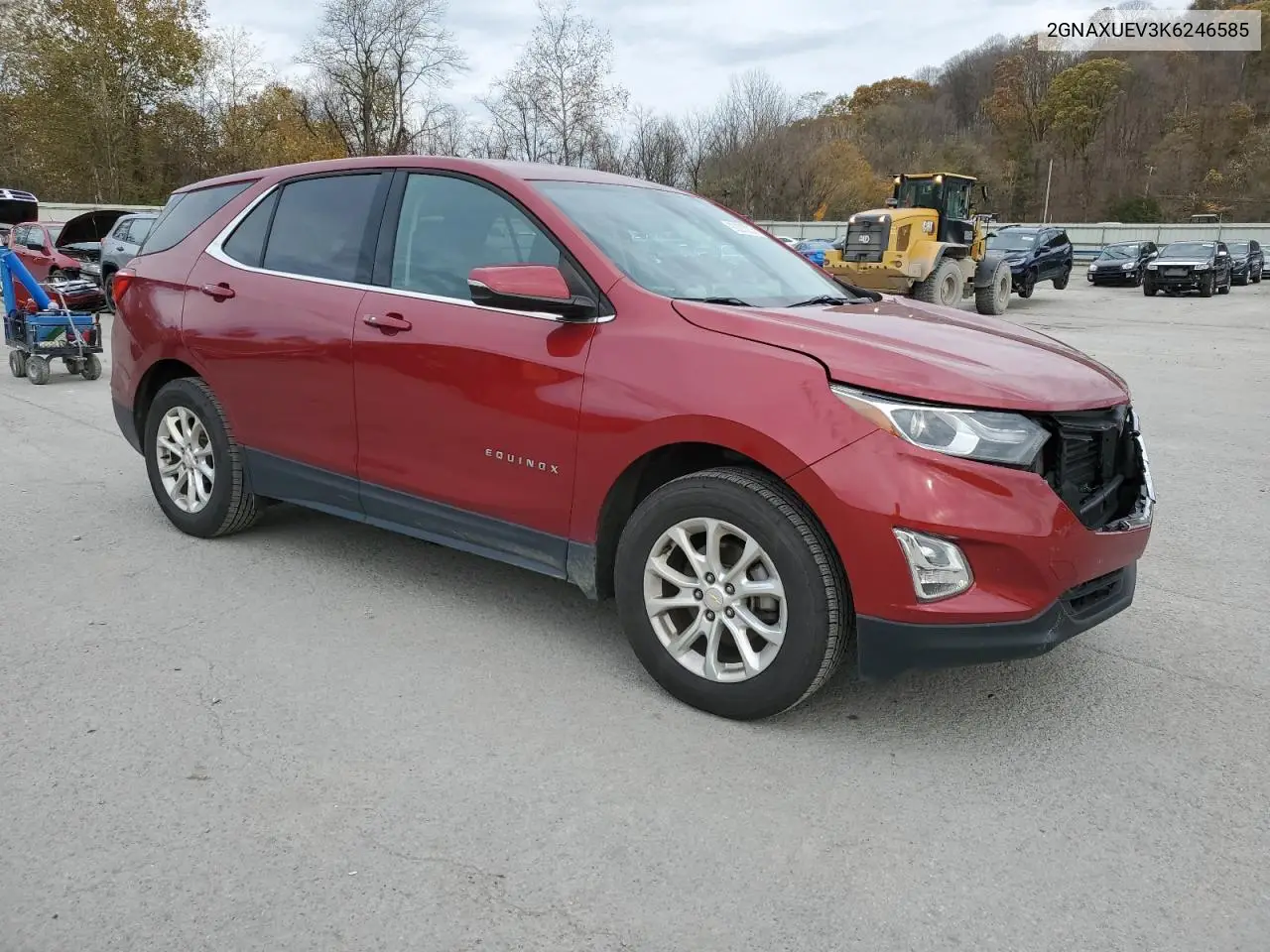 2GNAXUEV3K6246585 2019 Chevrolet Equinox Lt