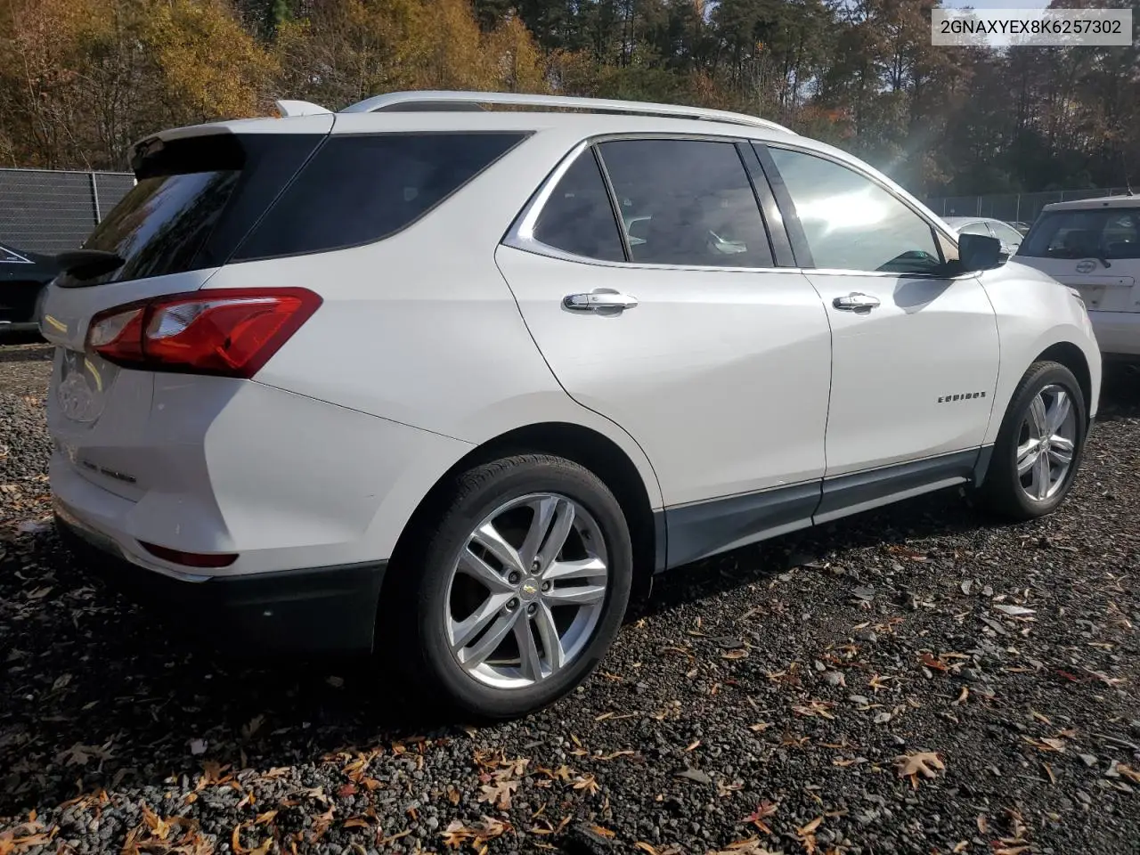 2GNAXYEX8K6257302 2019 Chevrolet Equinox Premier