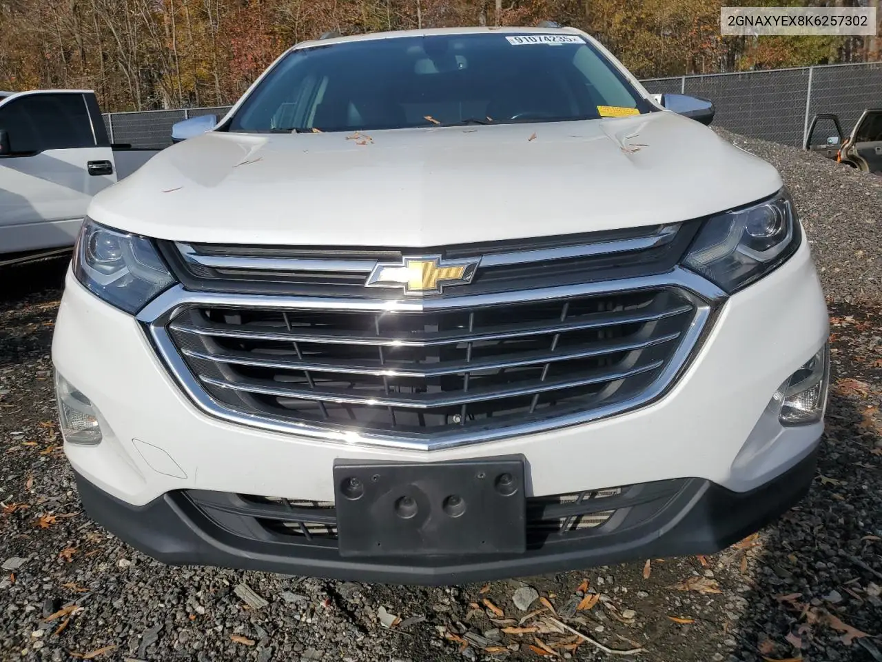 2GNAXYEX8K6257302 2019 Chevrolet Equinox Premier