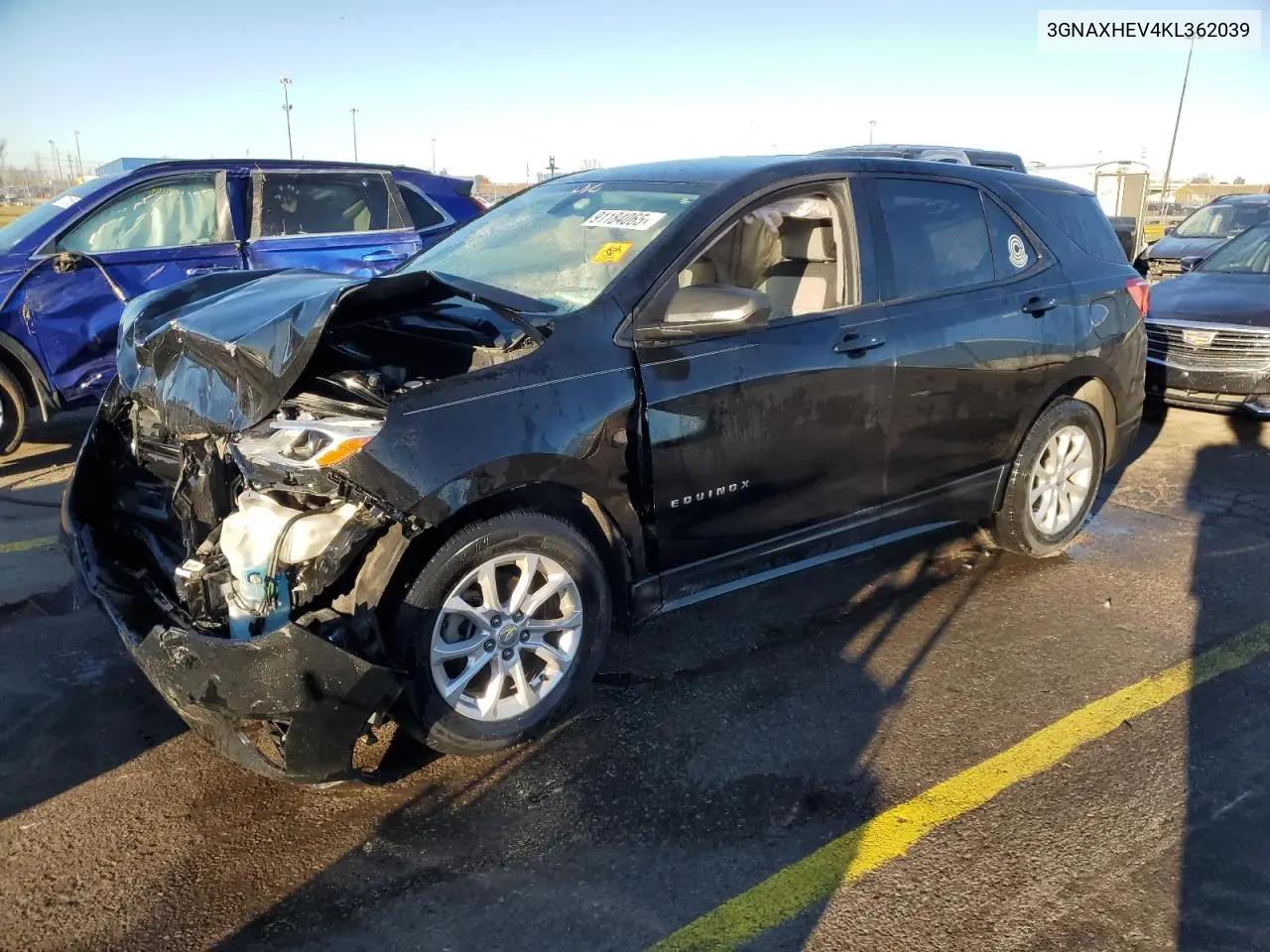 3GNAXHEV4KL362039 2019 Chevrolet Equinox Ls