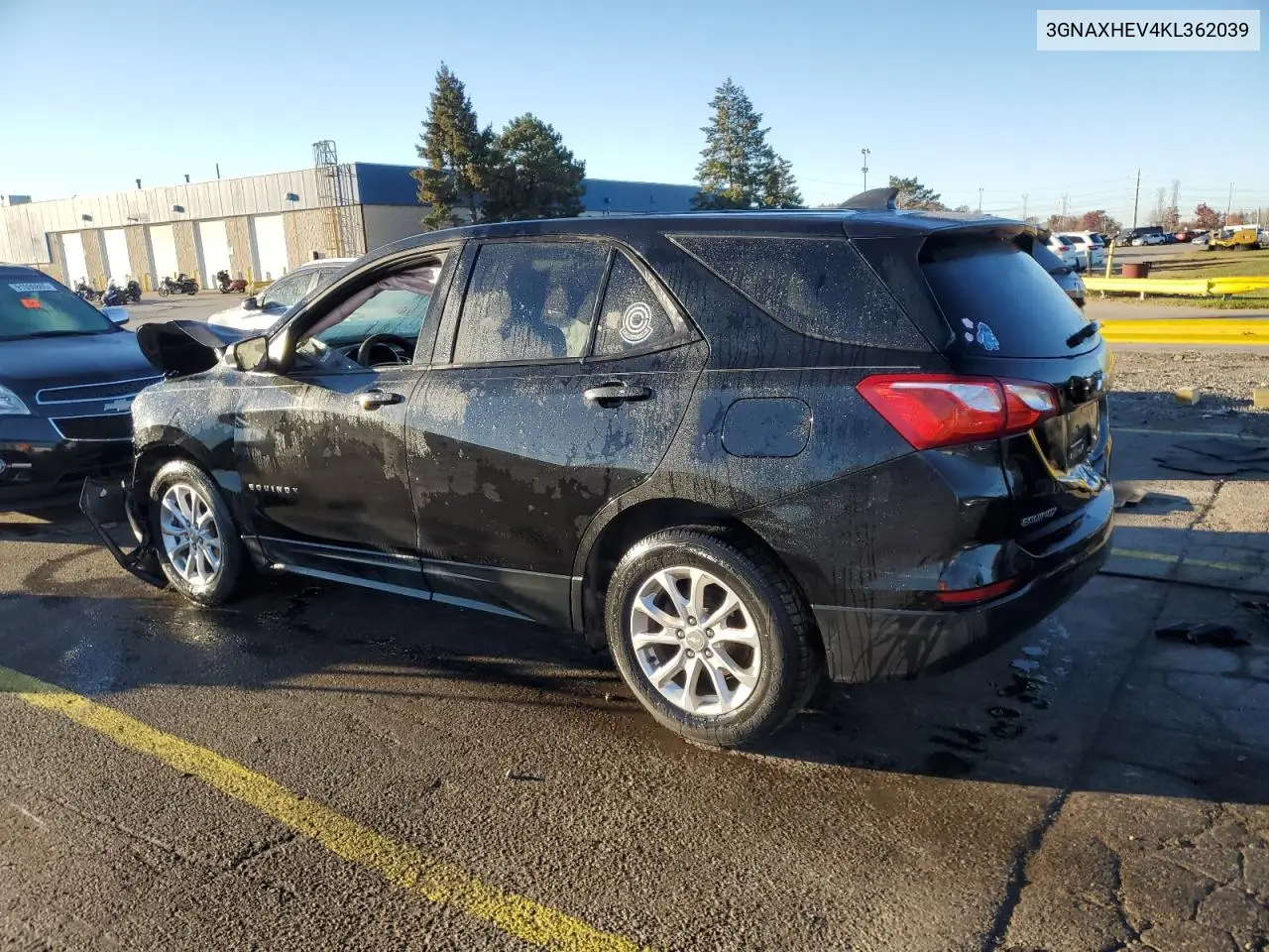 3GNAXHEV4KL362039 2019 Chevrolet Equinox Ls