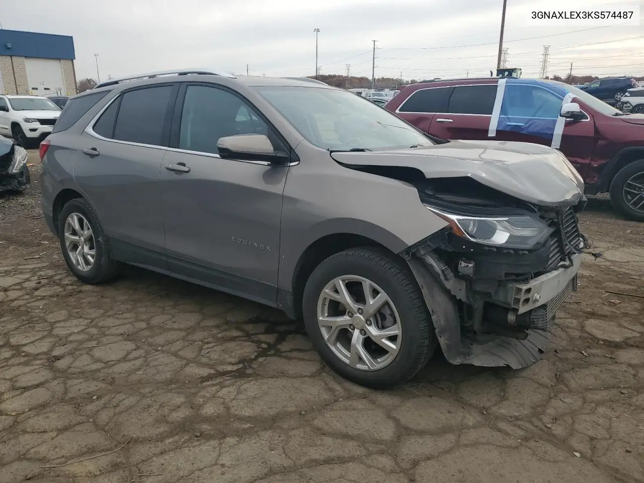 3GNAXLEX3KS574487 2019 Chevrolet Equinox Lt