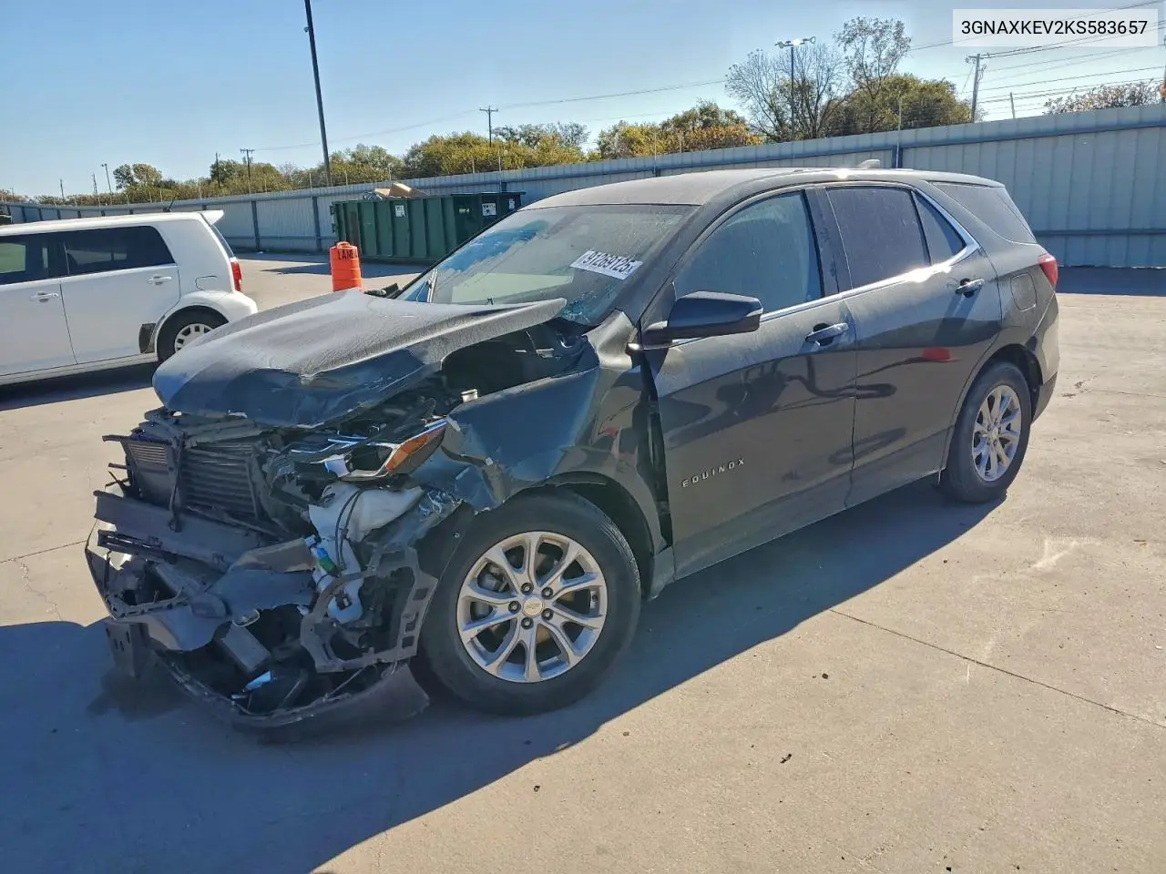 3GNAXKEV2KS583657 2019 Chevrolet Equinox Lt