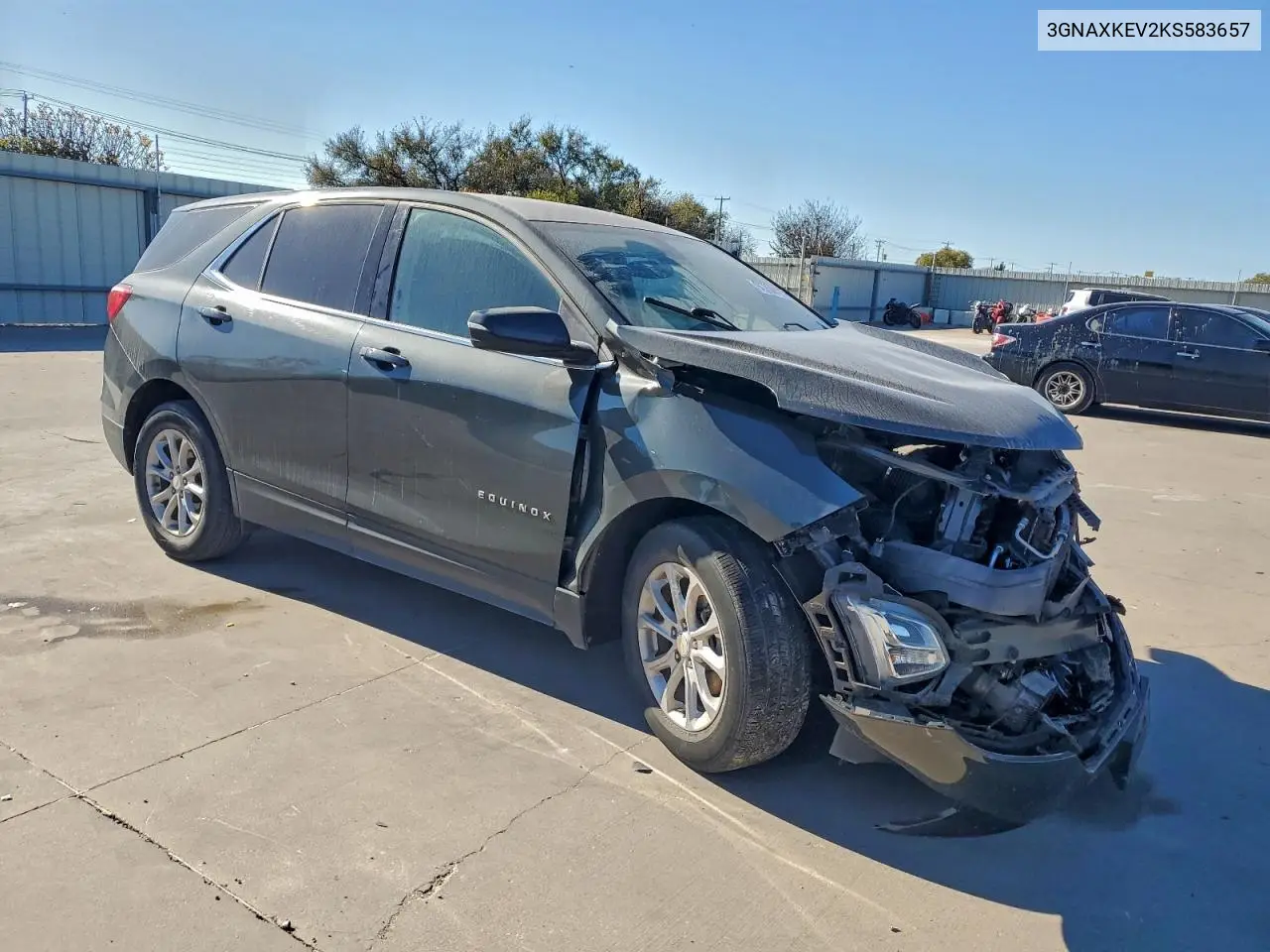 3GNAXKEV2KS583657 2019 Chevrolet Equinox Lt