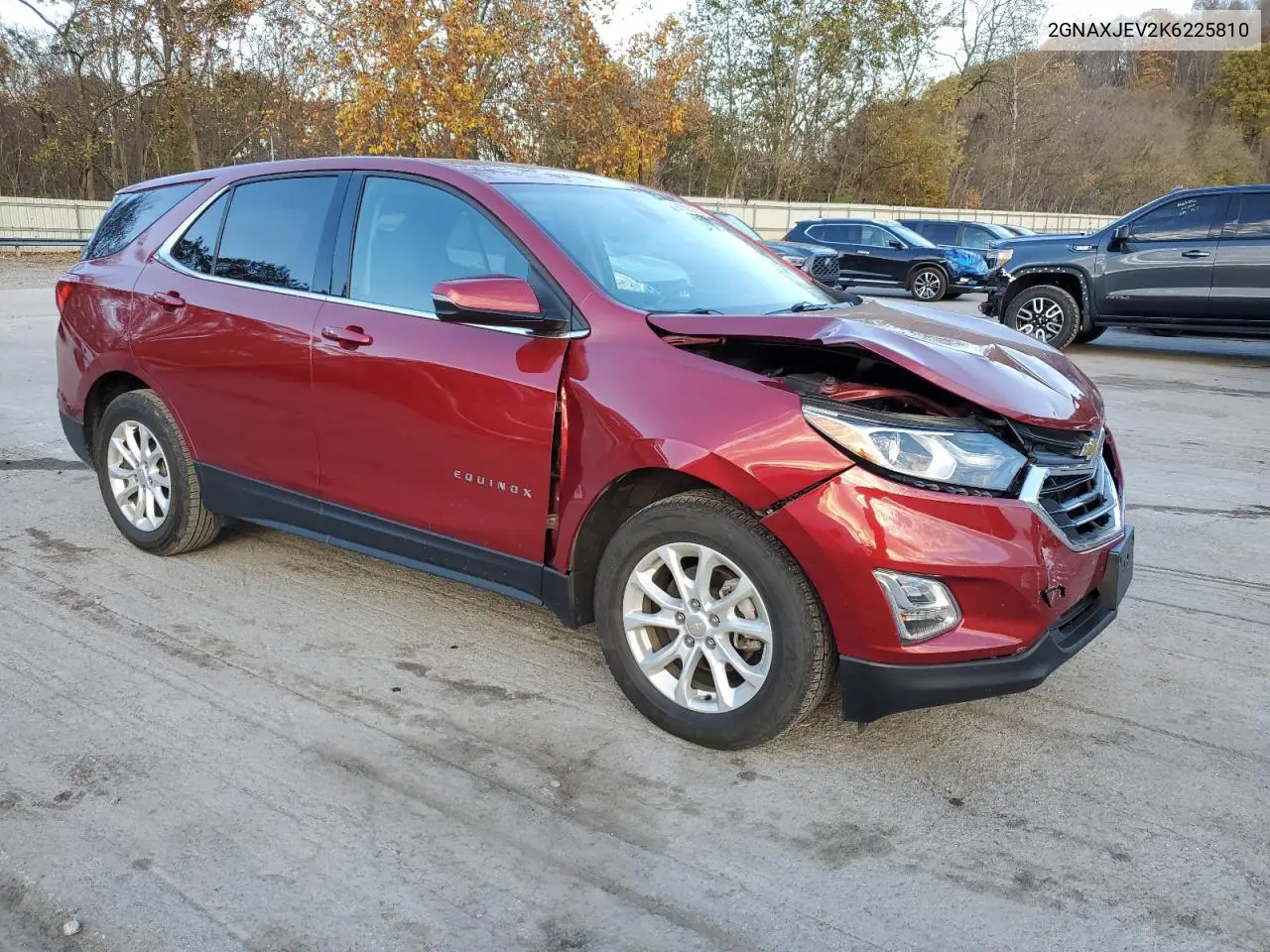 2GNAXJEV2K6225810 2019 Chevrolet Equinox Lt