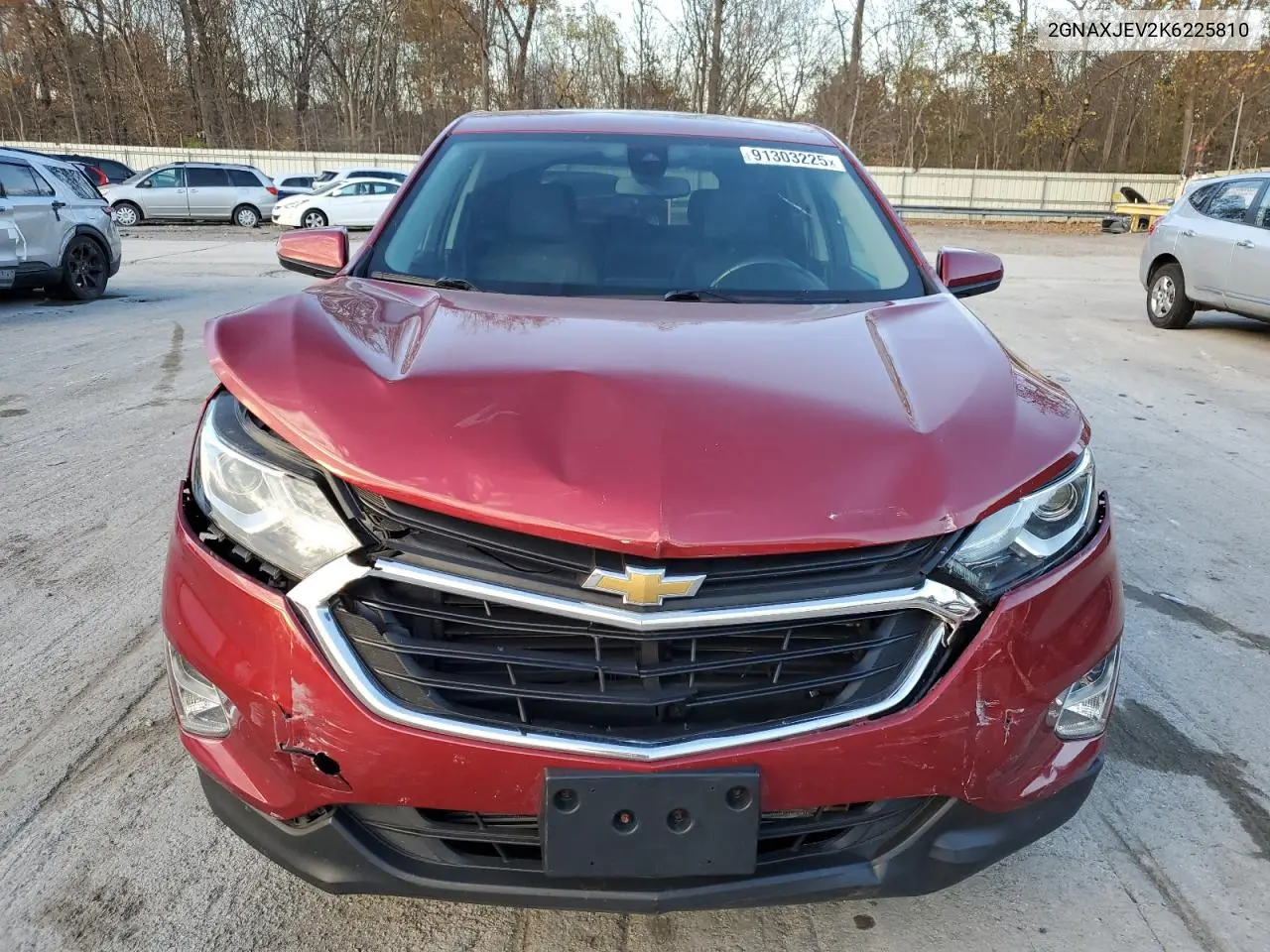 2GNAXJEV2K6225810 2019 Chevrolet Equinox Lt