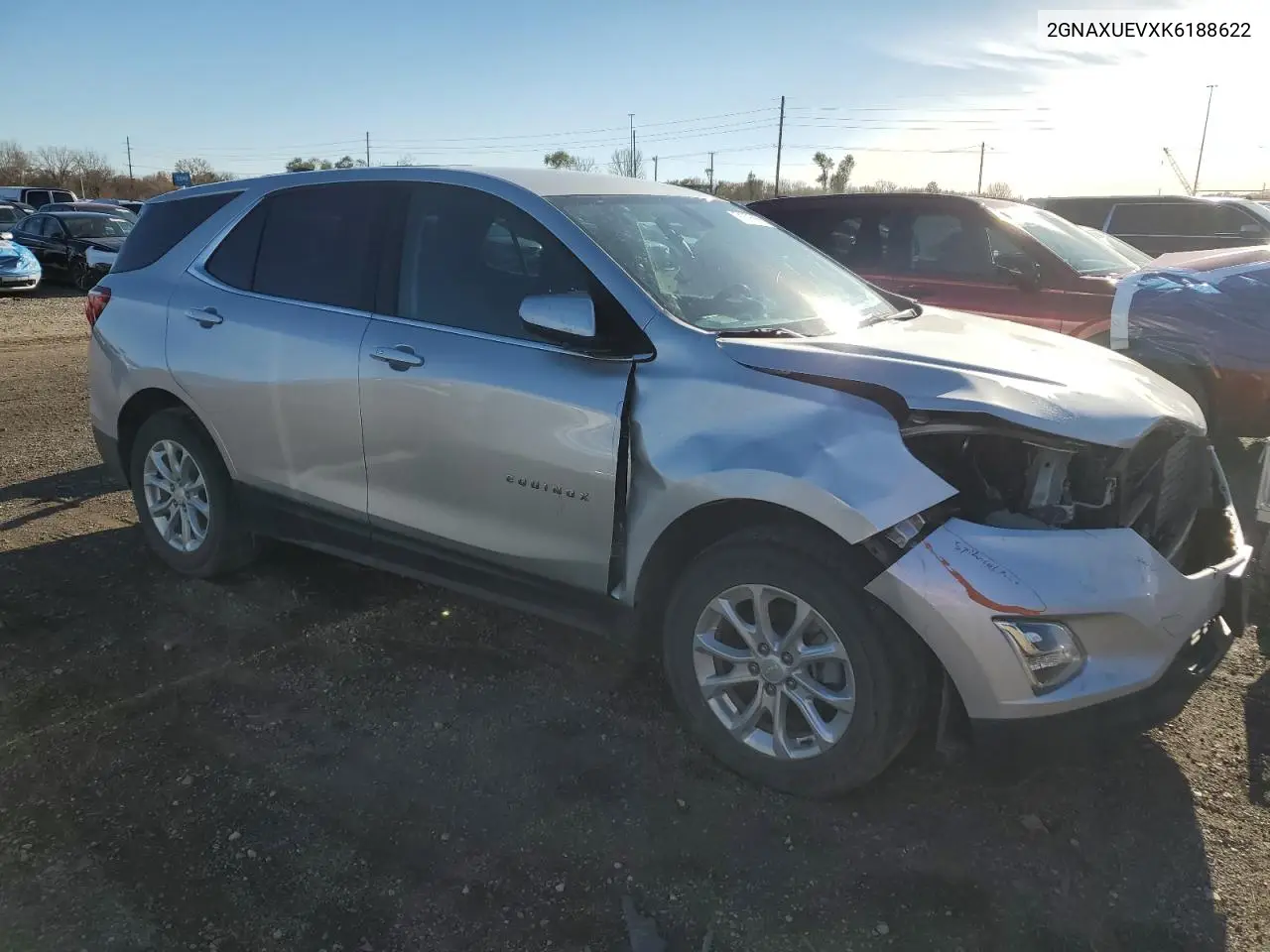 2GNAXUEVXK6188622 2019 Chevrolet Equinox Lt