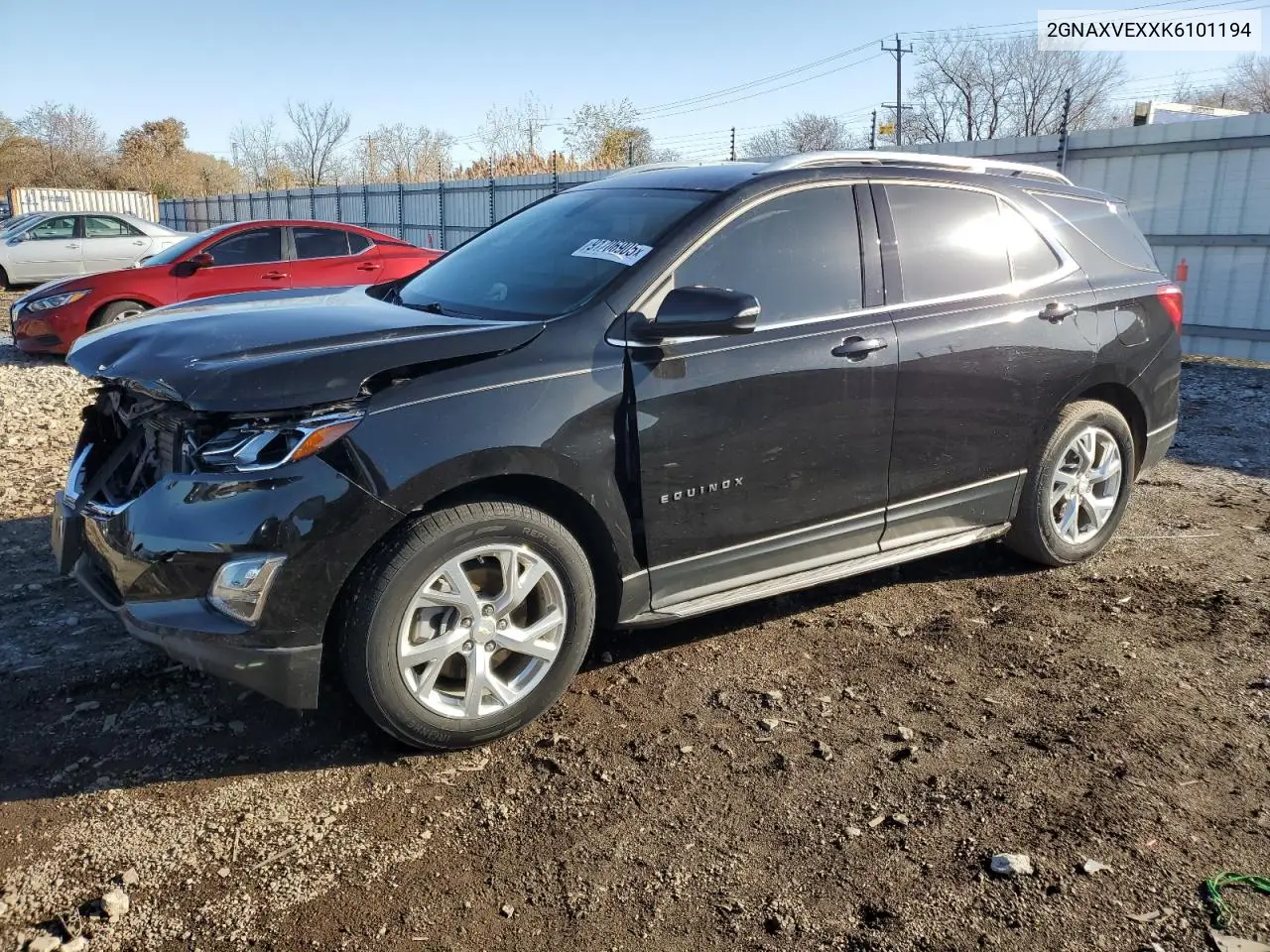 2GNAXVEXXK6101194 2019 Chevrolet Equinox Lt