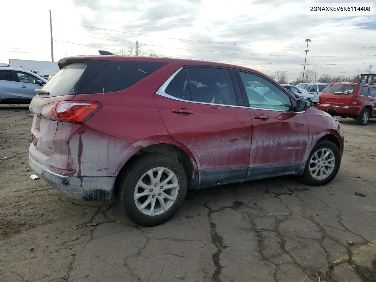 2GNAXKEV6K6114408 2019 Chevrolet Equinox Lt