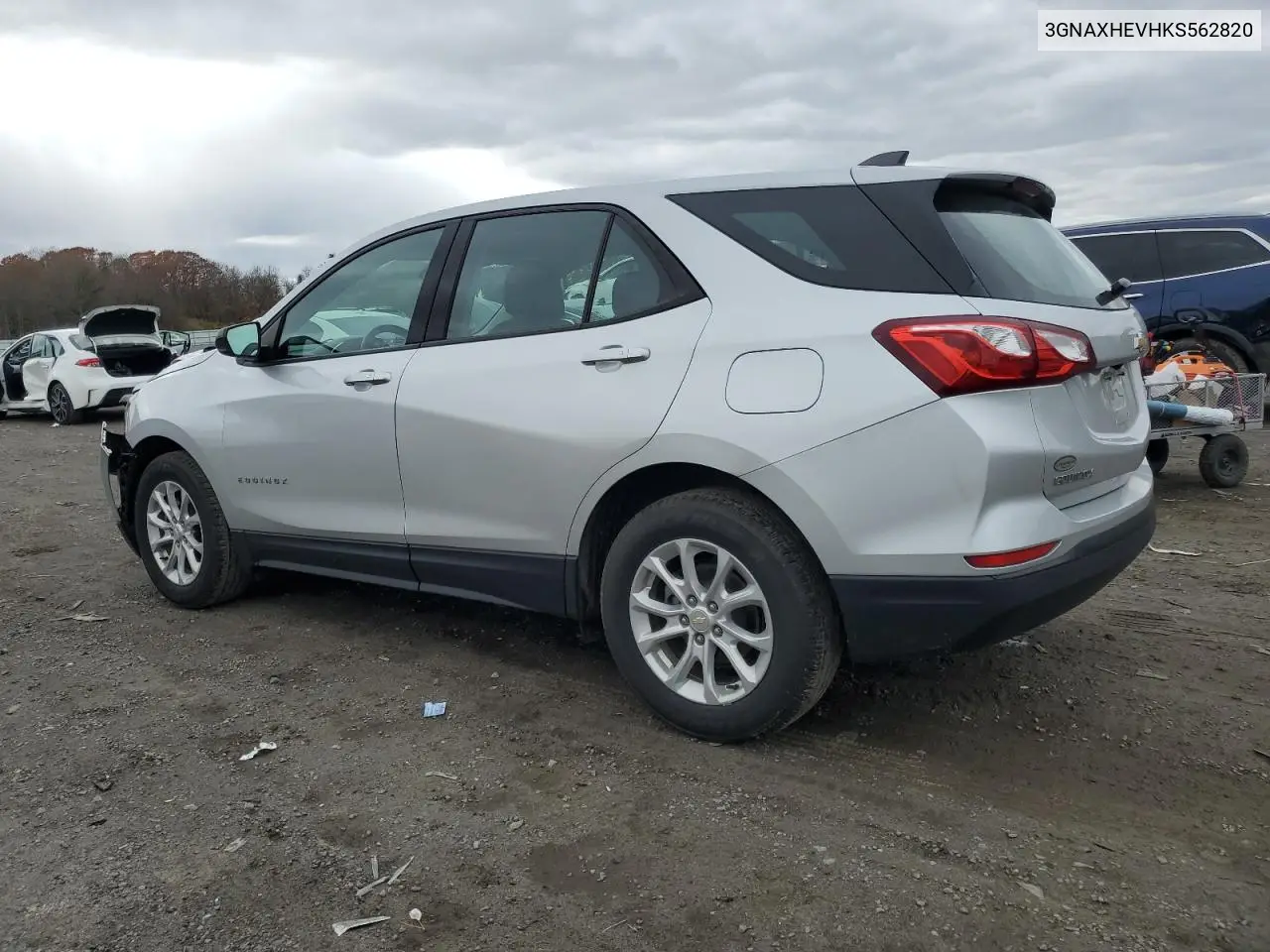 3GNAXHEVXKS562820 2019 Chevrolet Equinox Ls