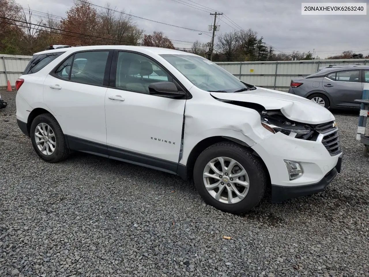 2GNAXHEV0K6263240 2019 Chevrolet Equinox Ls