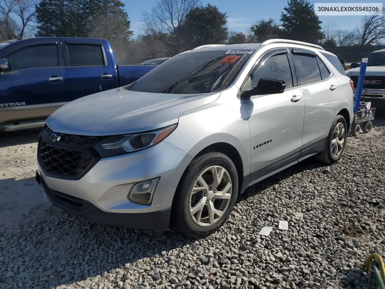 3GNAXLEX0KS545206 2019 Chevrolet Equinox Lt