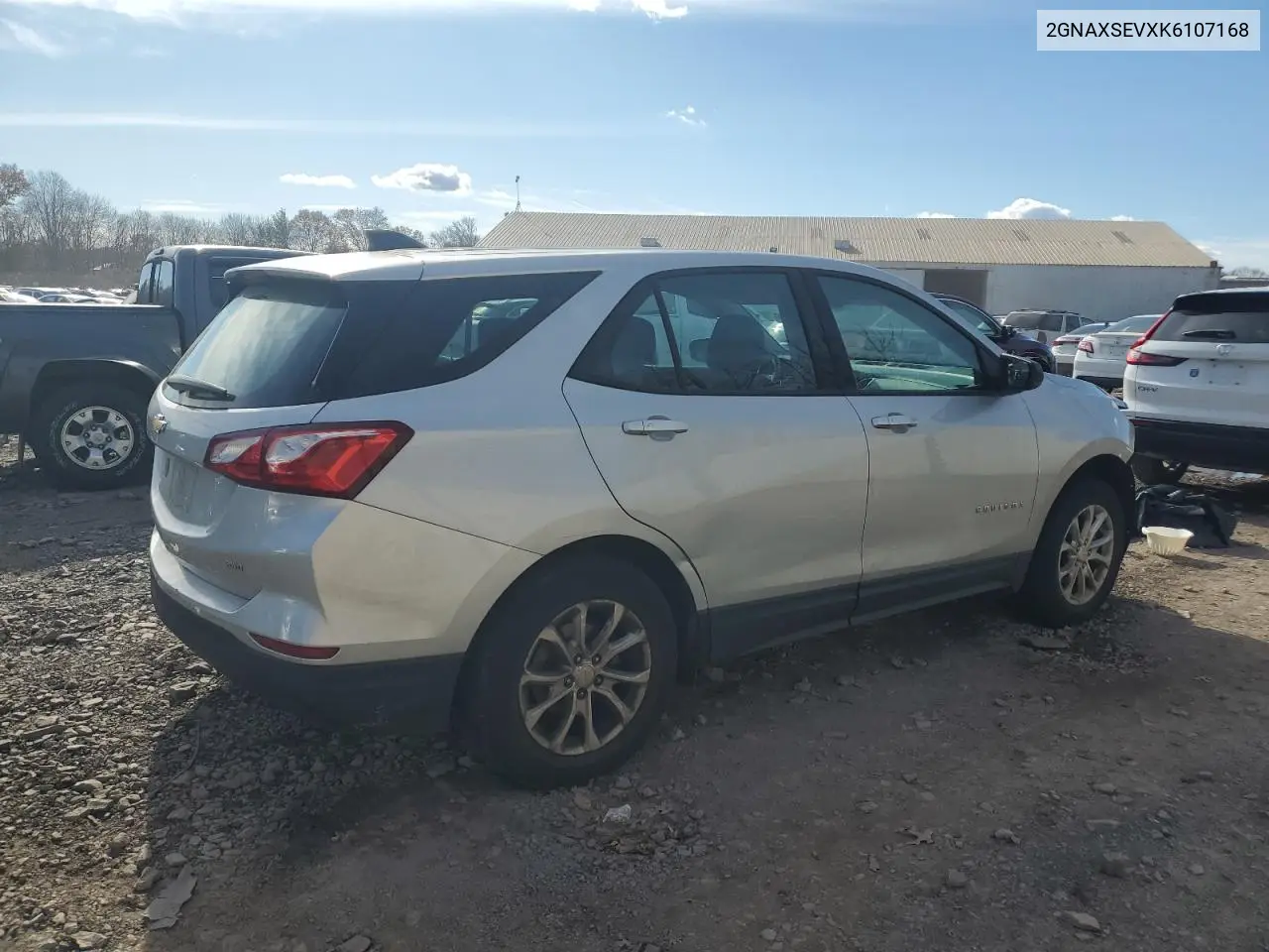 2GNAXSEVXK6107168 2019 Chevrolet Equinox Ls