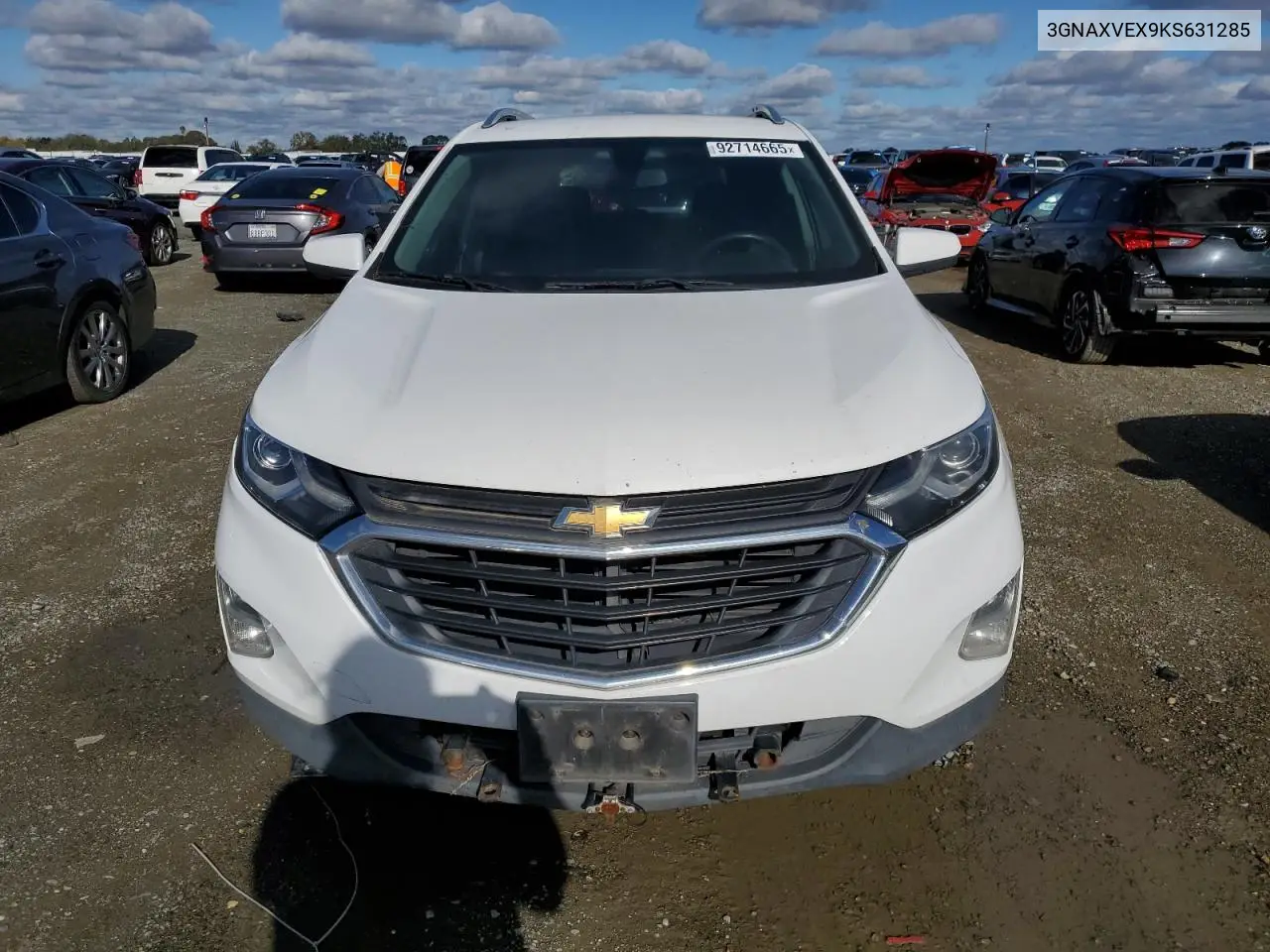 3GNAXVEX9KS631285 2019 Chevrolet Equinox Lt