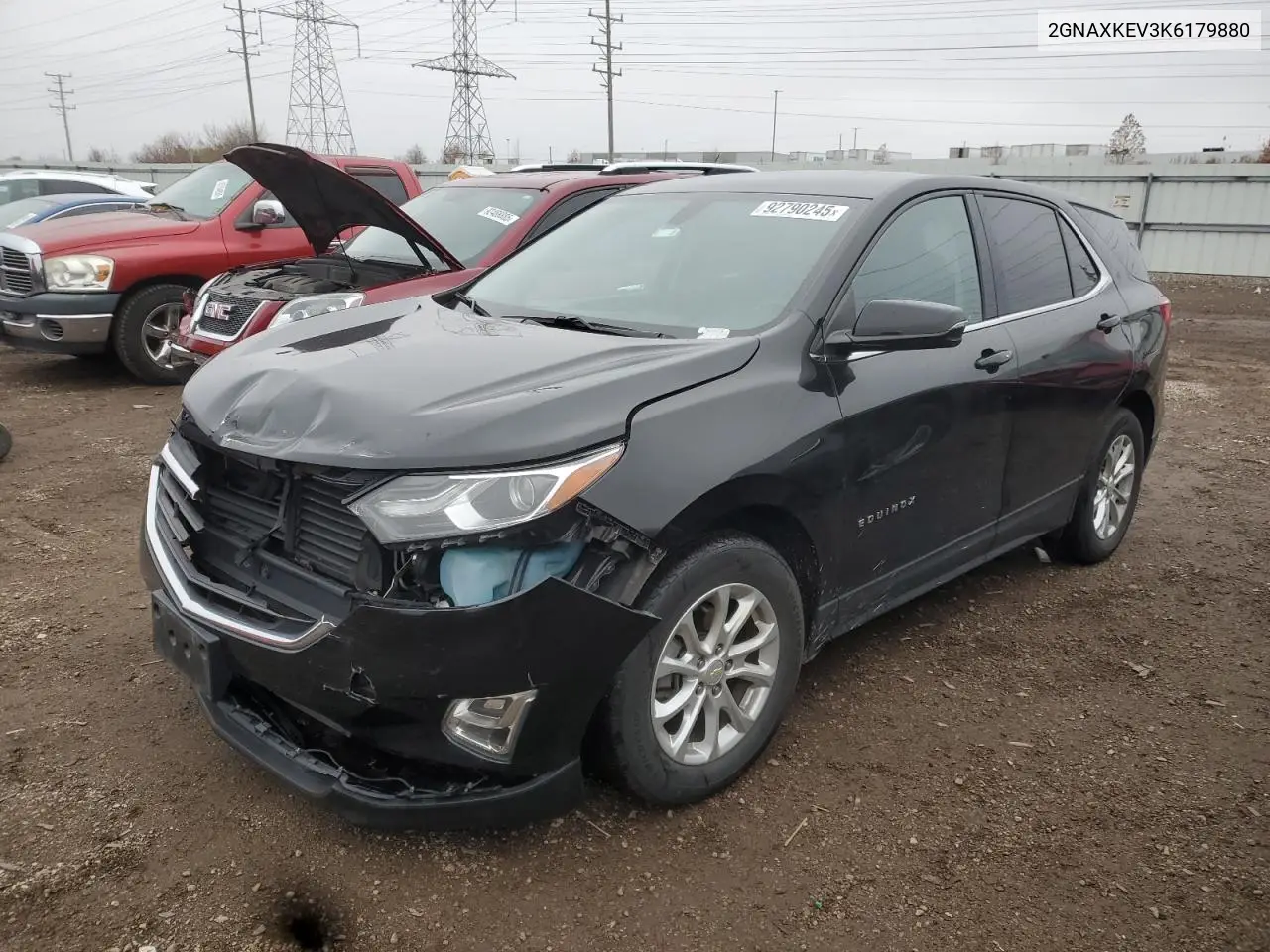 2GNAXKEV3K6179880 2019 Chevrolet Equinox Lt
