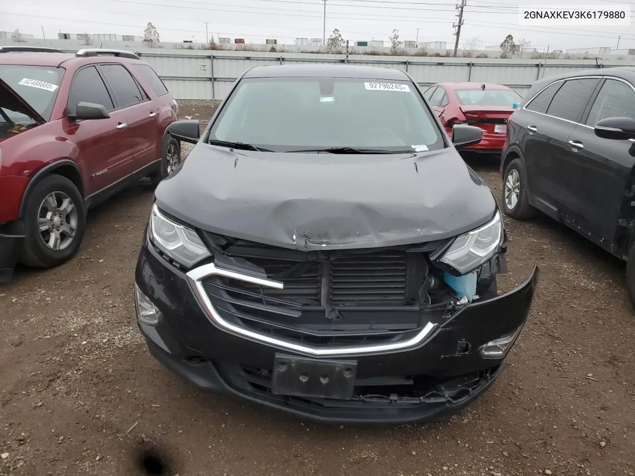 2GNAXKEV3K6179880 2019 Chevrolet Equinox Lt