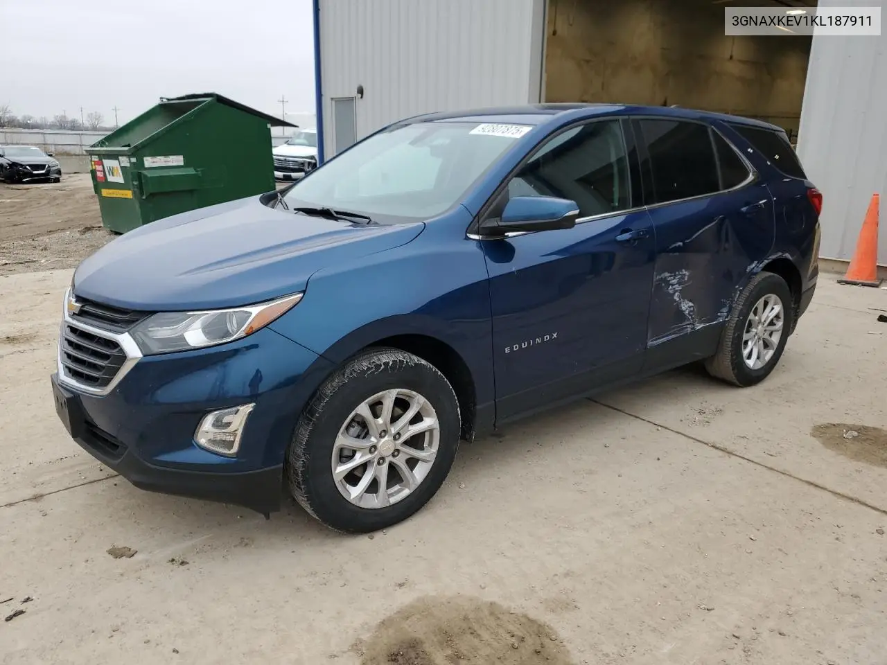 3GNAXKEV1KL187911 2019 Chevrolet Equinox Lt