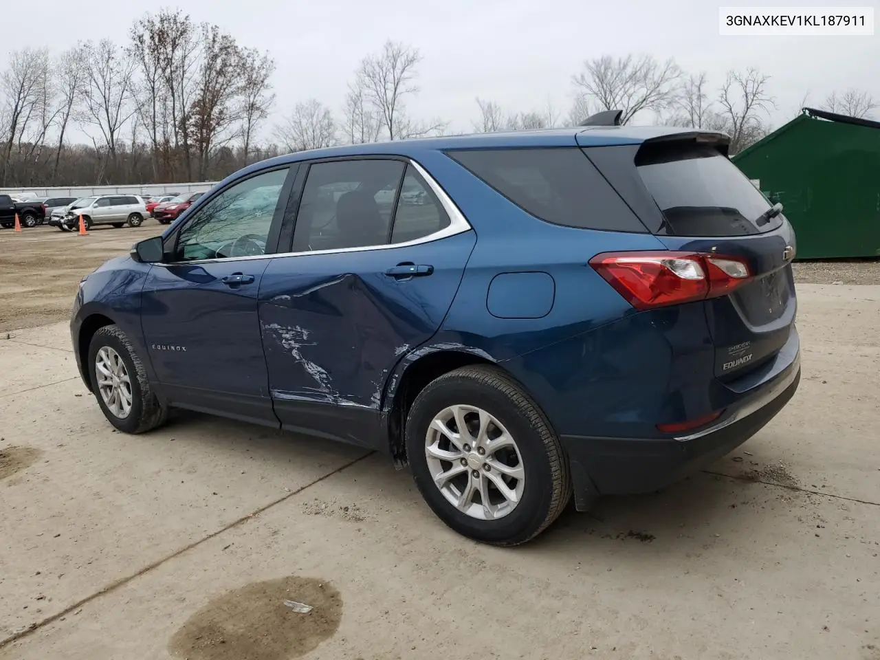 3GNAXKEV1KL187911 2019 Chevrolet Equinox Lt