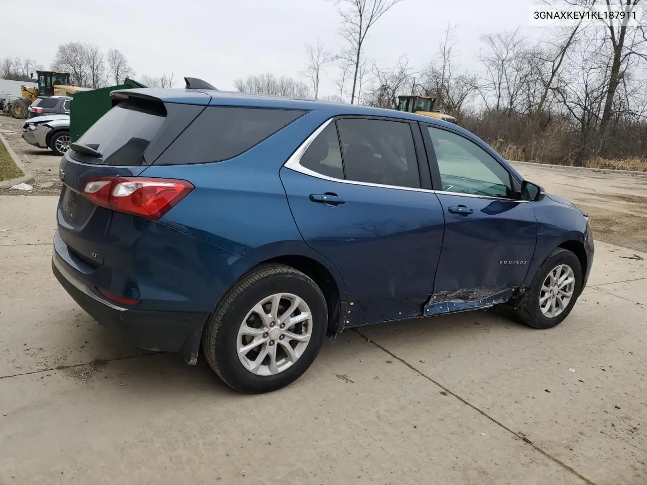 3GNAXKEV1KL187911 2019 Chevrolet Equinox Lt