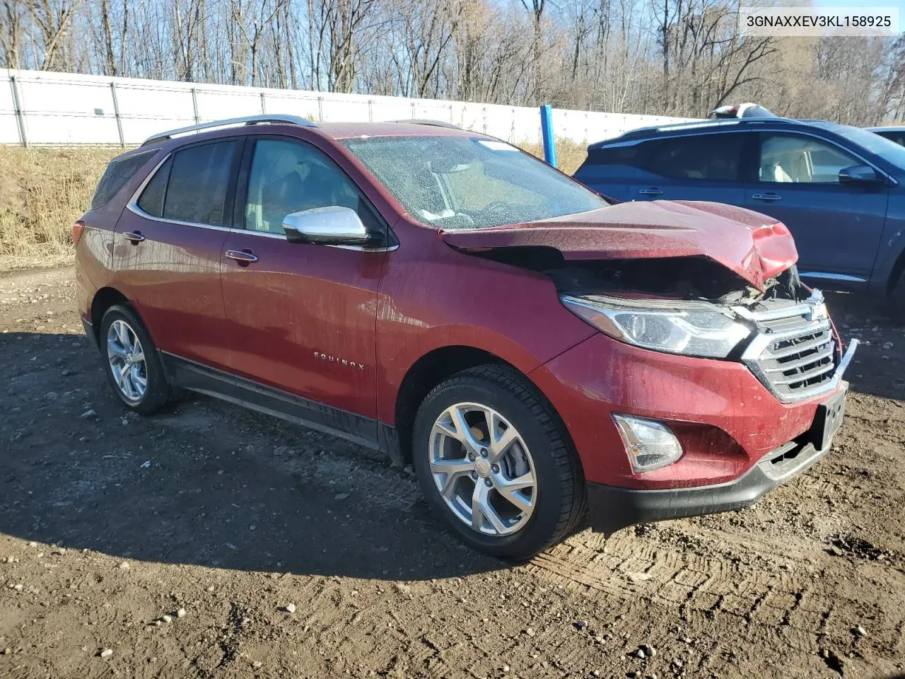 3GNAXXEV3KL158925 2019 Chevrolet Equinox Premier