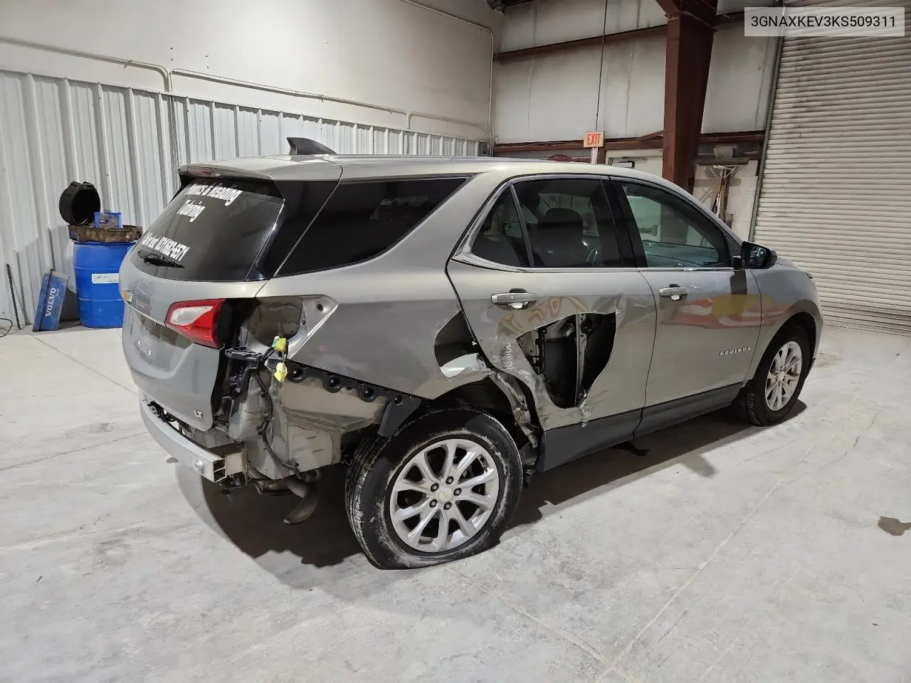 3GNAXKEV3KS509311 2019 Chevrolet Equinox Lt