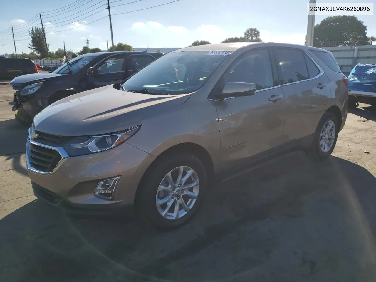 2GNAXJEV4K6260896 2019 Chevrolet Equinox Lt