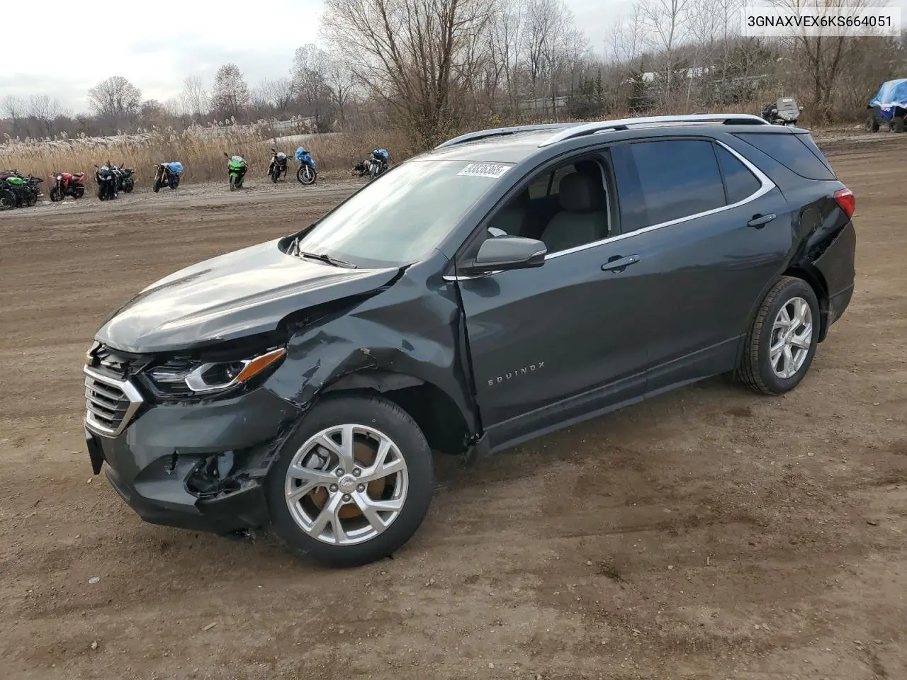 3GNAXVEX6KS664051 2019 Chevrolet Equinox Lt