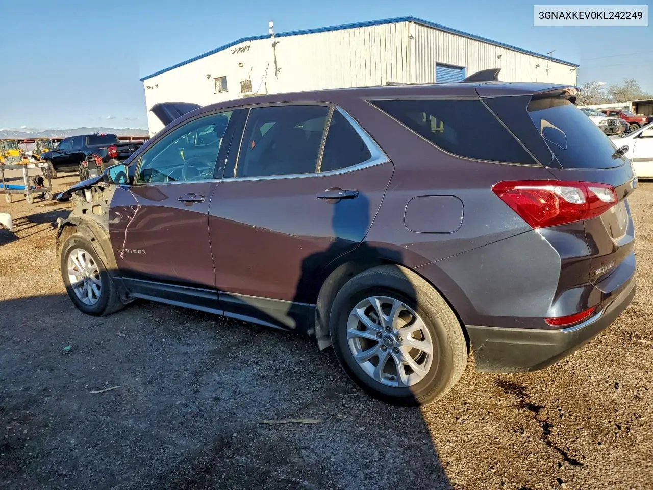 3GNAXKEV0KL242249 2019 Chevrolet Equinox Lt
