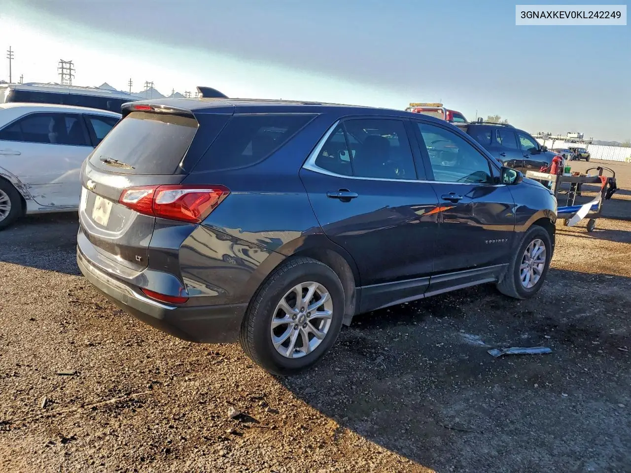3GNAXKEV0KL242249 2019 Chevrolet Equinox Lt