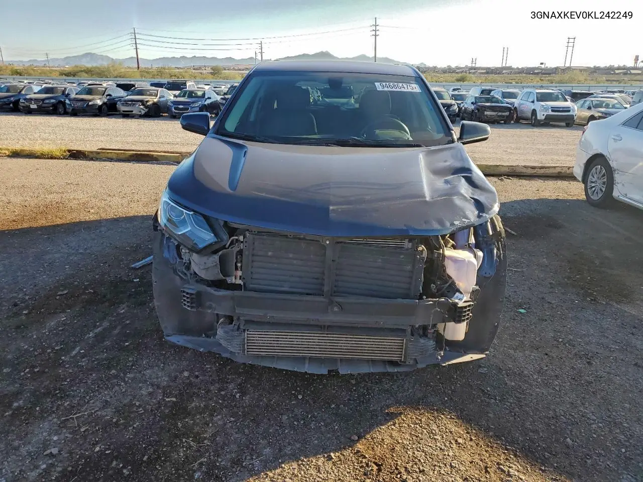 3GNAXKEV0KL242249 2019 Chevrolet Equinox Lt