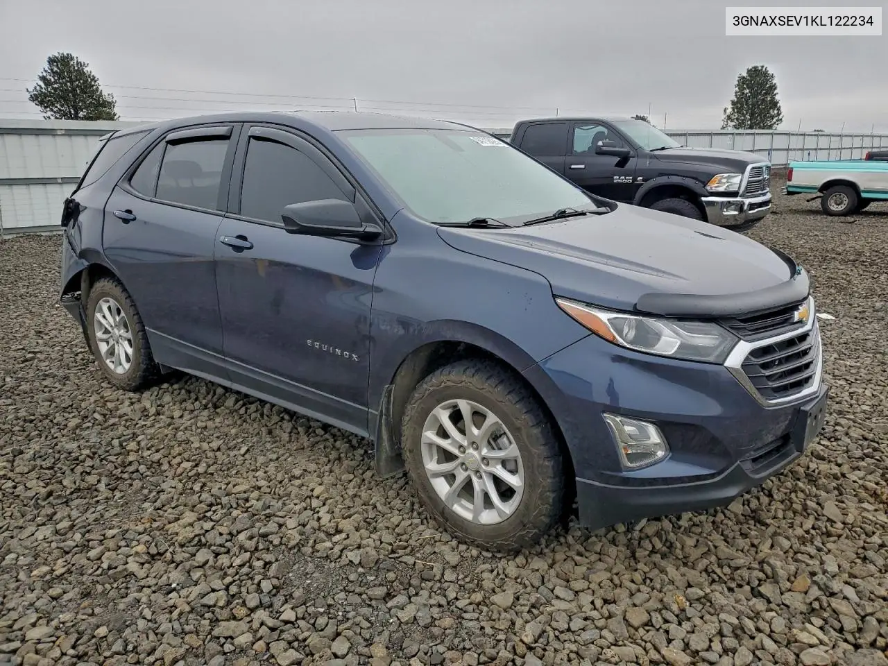 3GNAXSEV1KL122234 2019 Chevrolet Equinox Ls