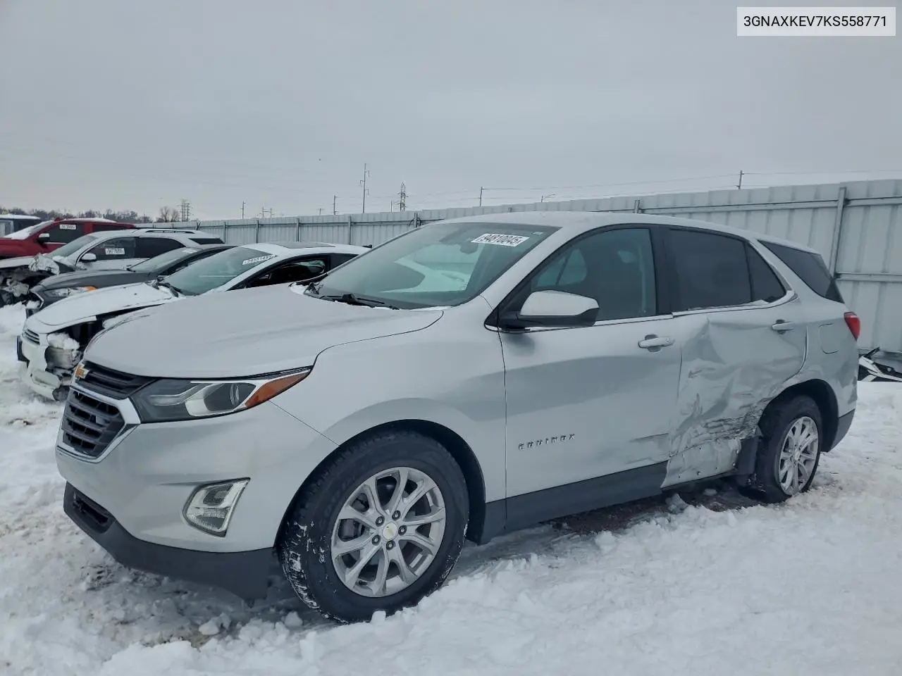 3GNAXKEV7KS558771 2019 Chevrolet Equinox Lt