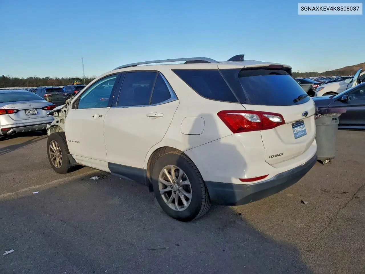 3GNAXKEV4KS508037 2019 Chevrolet Equinox Lt