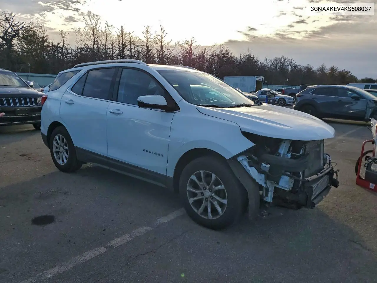 3GNAXKEV4KS508037 2019 Chevrolet Equinox Lt