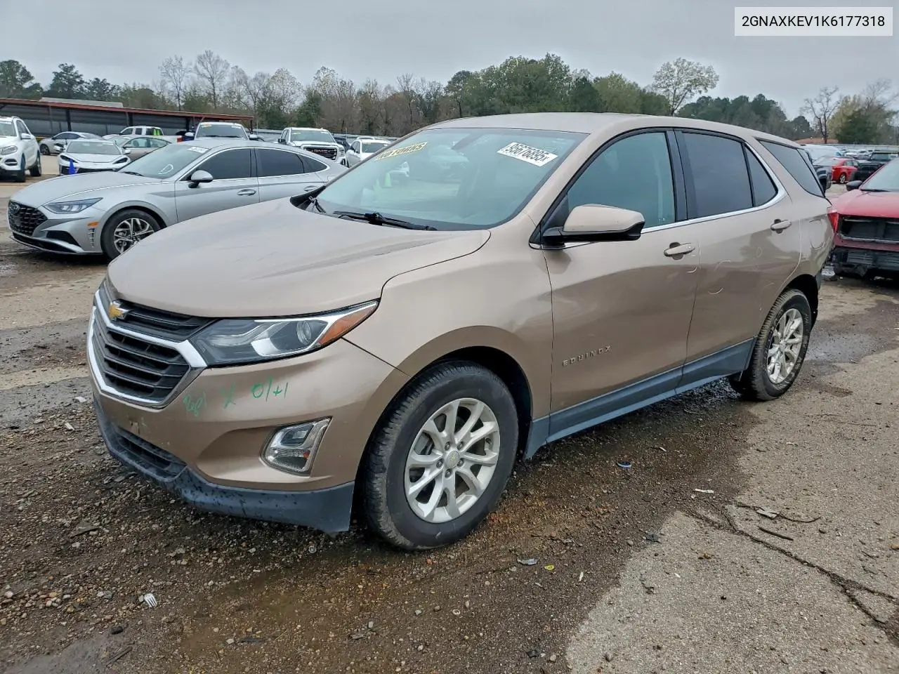 2GNAXKEV1K6177318 2019 Chevrolet Equinox Lt