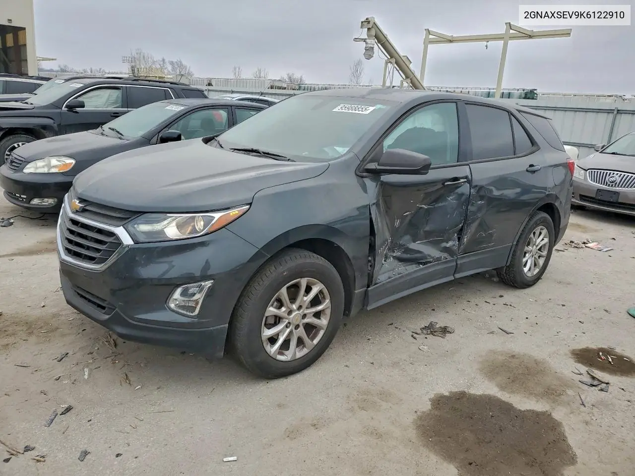 2GNAXSEV9K6122910 2019 Chevrolet Equinox Ls