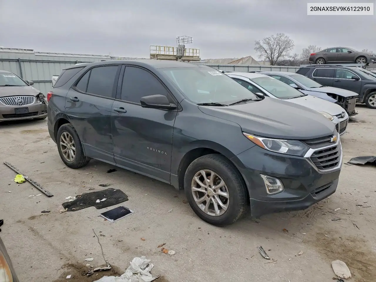 2GNAXSEV9K6122910 2019 Chevrolet Equinox Ls