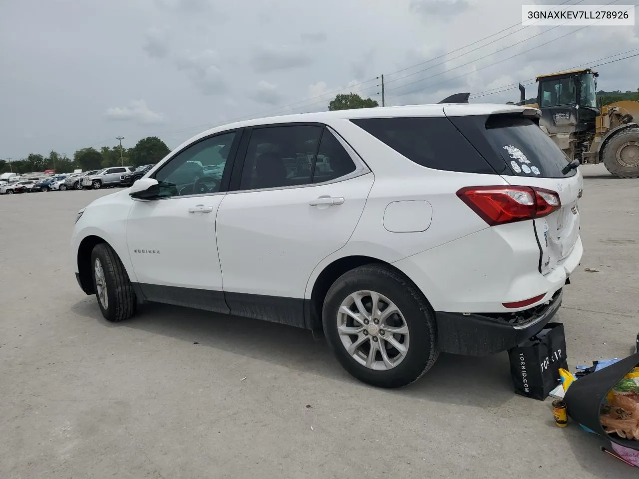 2020 Chevrolet Equinox Lt VIN: 3GNAXKEV7LL278926 Lot: 64474504