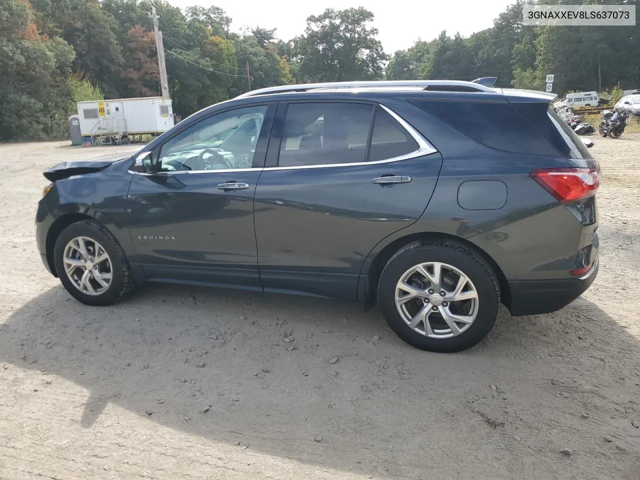 2020 Chevrolet Equinox Premier VIN: 3GNAXXEV8LS637073 Lot: 71919104