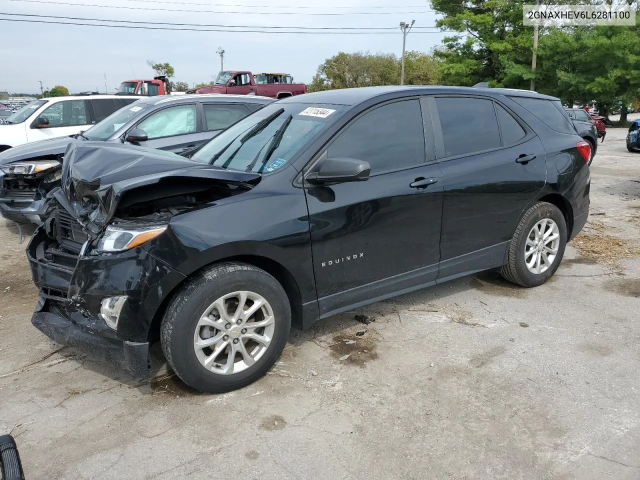 2020 Chevrolet Equinox Ls VIN: 2GNAXHEV6L6281100 Lot: 72715344