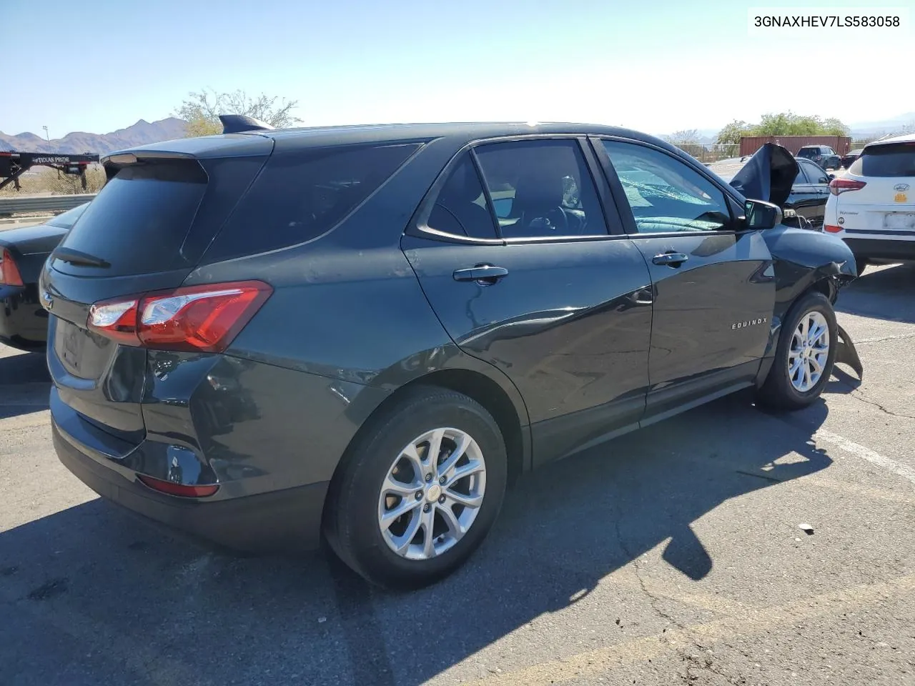 2020 Chevrolet Equinox Ls VIN: 3GNAXHEV7LS583058 Lot: 73063914